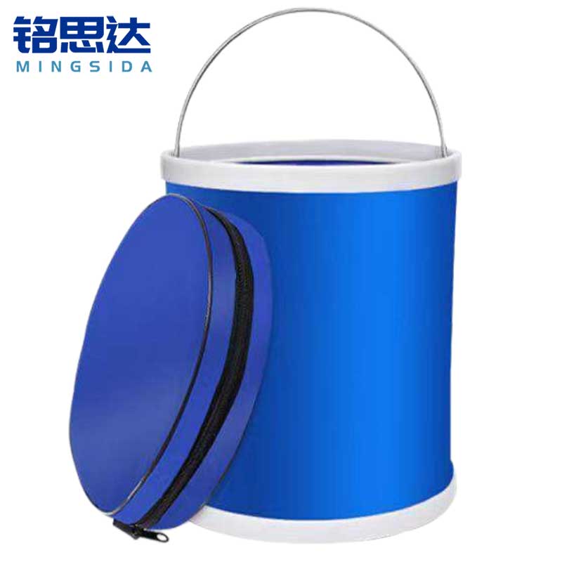 铭思达折叠水桶13L+收纳袋套