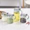 [破损包赔]厨房用品玻璃油壶防漏油瓶调味酱油米醋瓶家用大容量 薄荷绿 [ A 款 ]调味罐 X 1