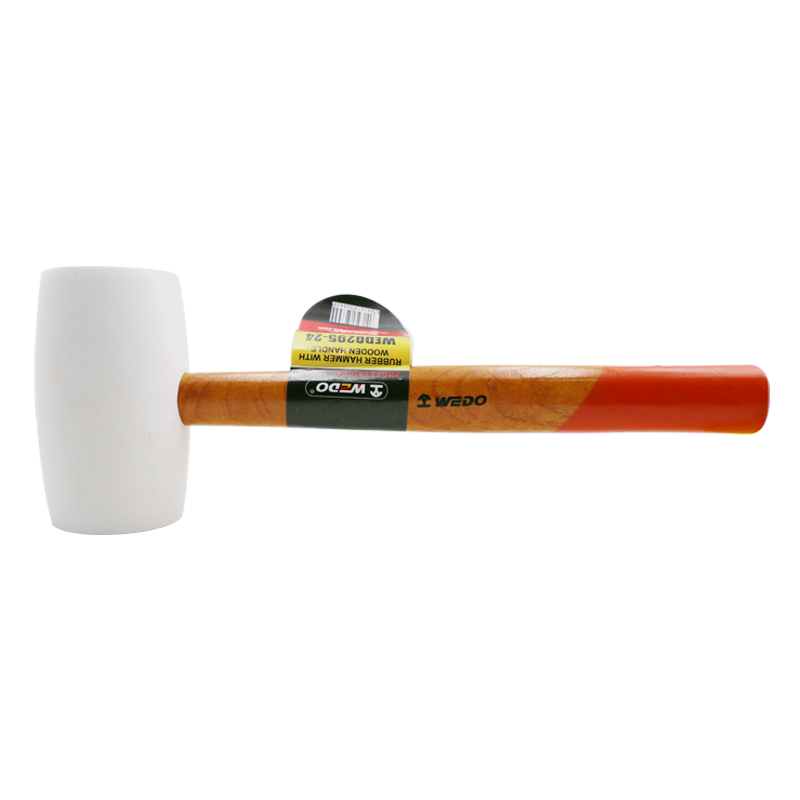 维度WEDO白胶锤中号皮锤橡皮锤橡胶锤(白色木柄工业级) 16oz /24oz WEDO295 /把高清大图