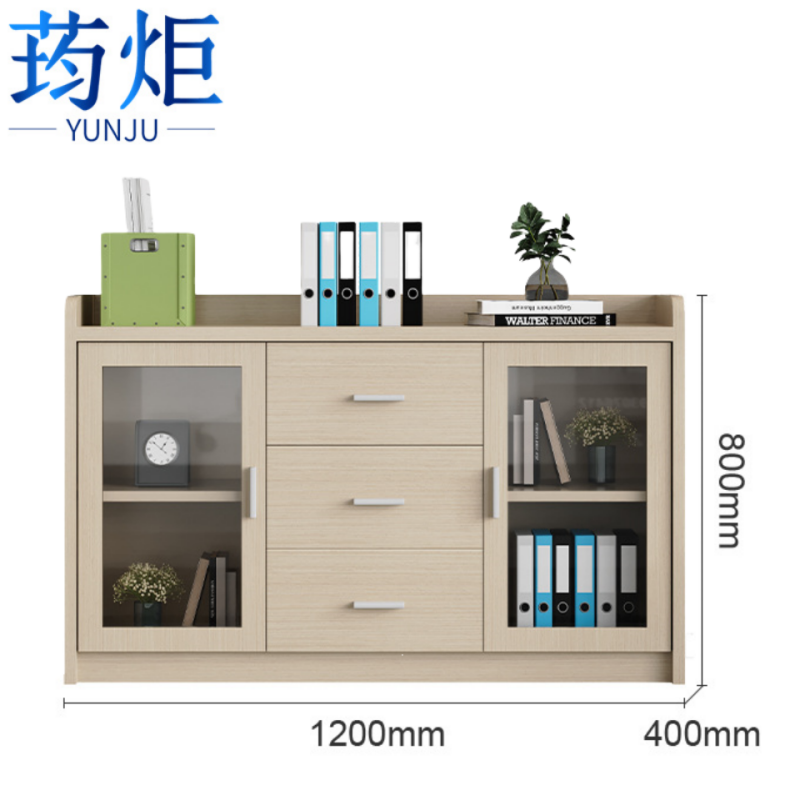 荺炬矮柜三门B款台高清大图