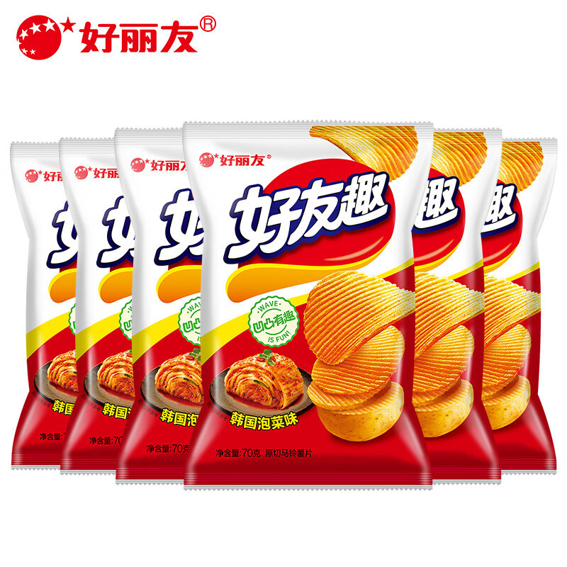 好丽友(c)好友趣韩国泡菜味70g*6包视频介绍_好丽友(c