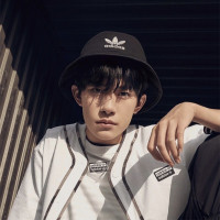 adidas阿迪达斯三叶草男帽女帽2020新款易烊千玺同款运动帽休闲渔夫帽BK7350