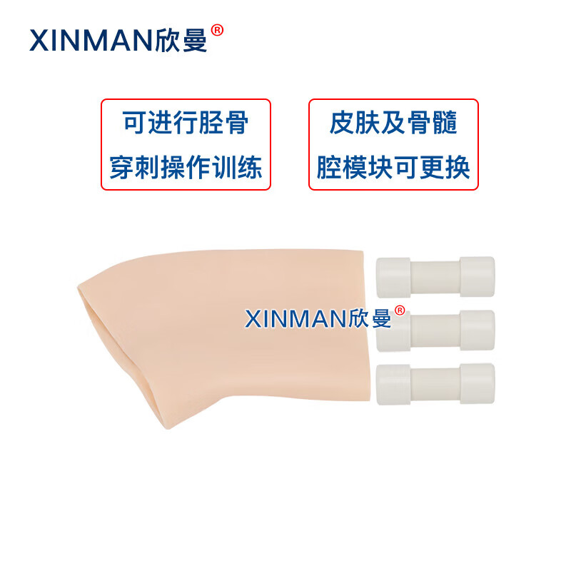欣曼科教 胫骨穿刺模拟训练模块 骨髓腔穿刺输液训练模型XM-GC4高清大图