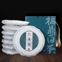 贞毫茶叶 福鼎白茶 老白茶饼 2018年寿眉 8饼装2800g