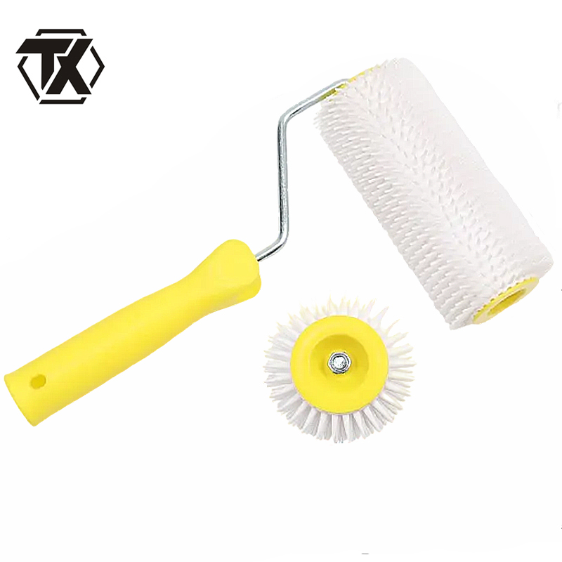 铁迅自流平消泡滚筒刷6寸 把高清大图