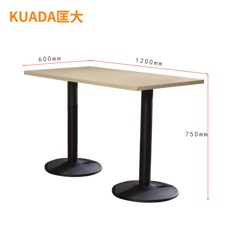 匡大餐桌阅览室桌子 1.2米食堂餐厅桌子 KDT936