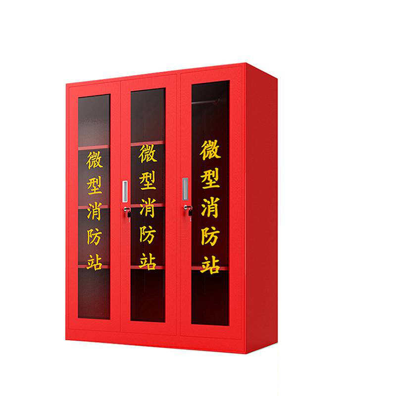 帝德龙消防站消防柜应急展示柜XF1 1500*400*1600mm高清大图