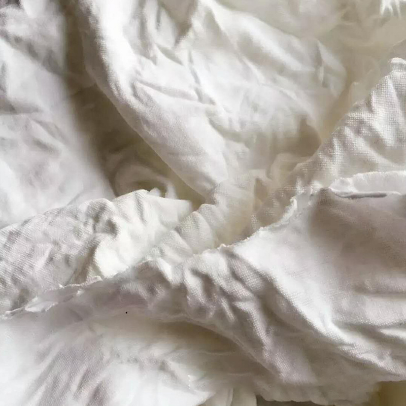 全棉碎布白色擦机布工用无尘擦拭抹布1kg长宽40cm以上20kg起发货yh60