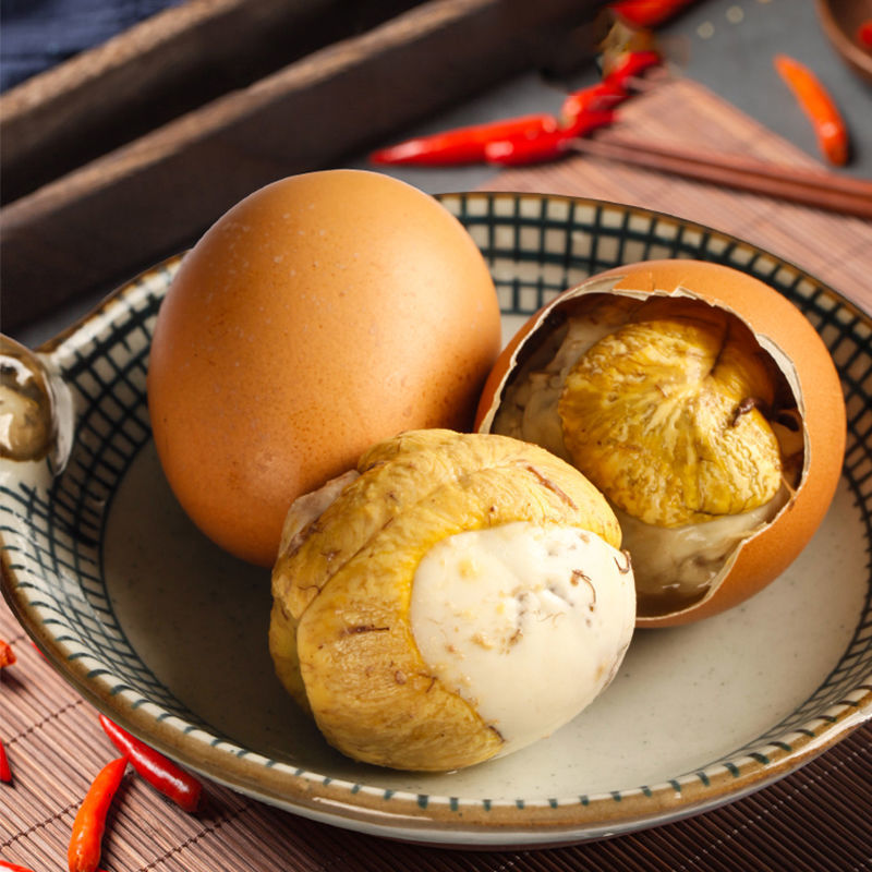 赛卡伊 五香新鲜13天无毛鸡胚蛋开袋即食送蘸料喜蛋凤凰蛋五香味真空