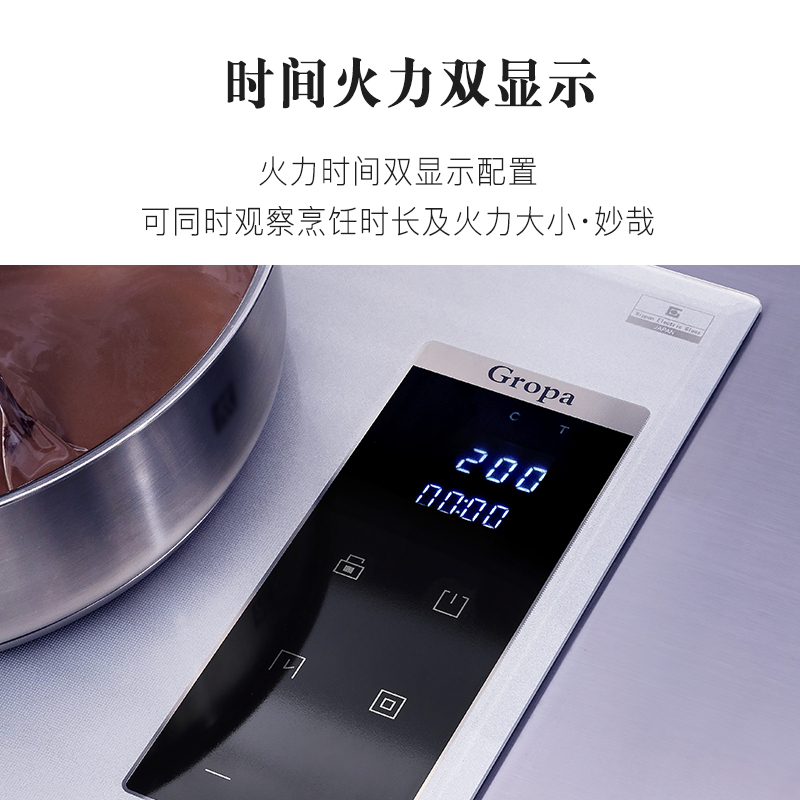 古牌电磁炉嵌入式单灶大功率电陶炉家用爆炒电磁灶镶嵌式电磁炉