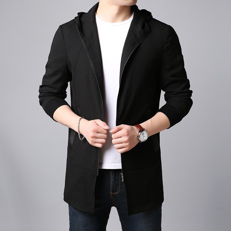 梵克公牛2021年春季新款男士连帽外套青年宽松百搭春装拉链夹克男上衣