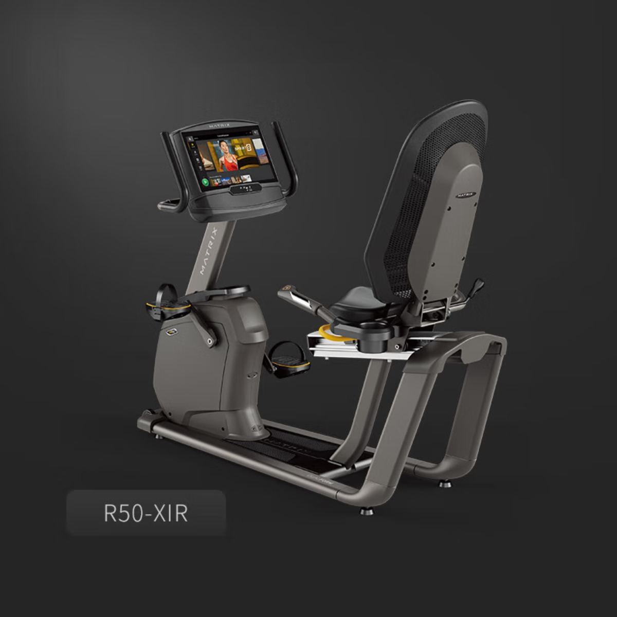 乔山(JOHNSON)健身房健身器材Matrix卧式健身车R50R30康复训练健身单车 R50 XIR(彩屏)高清大图