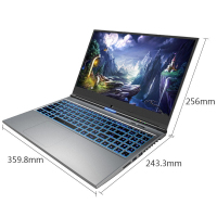 (MECHREVO)深海幽灵Z2 Air 72%IPS八代英特尔®酷睿™i7 15.6英寸窄边框游戏本i7-8750h 8G 512GBSSD GTX1060MaxQ Office