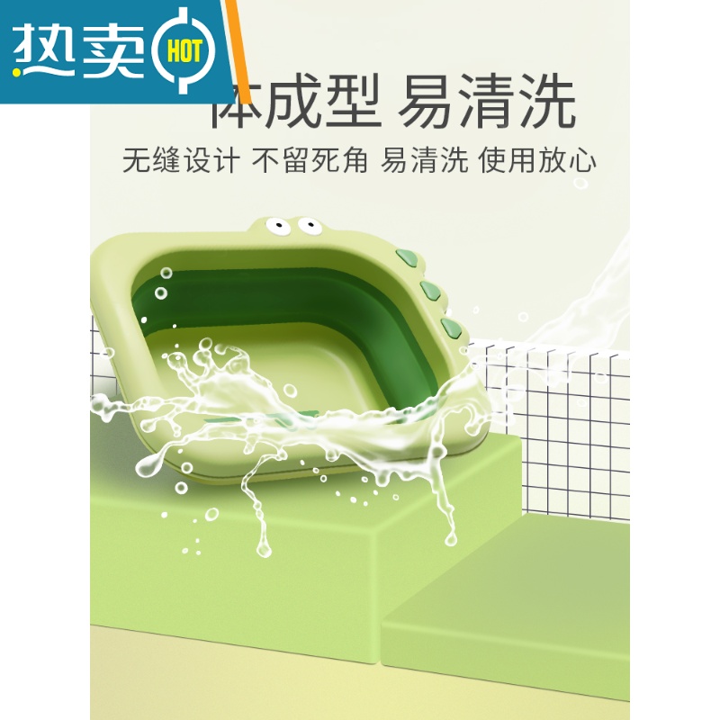 JING PING婴儿洗脸盆宝宝可折叠新生儿婴儿小脸盆初生洗屁屁儿童面盆3个装高清大图