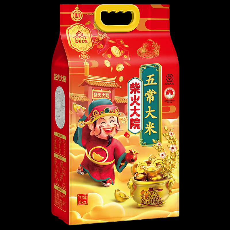 柴火大院 财火大院 五常大米5kg 单位:袋高清大图