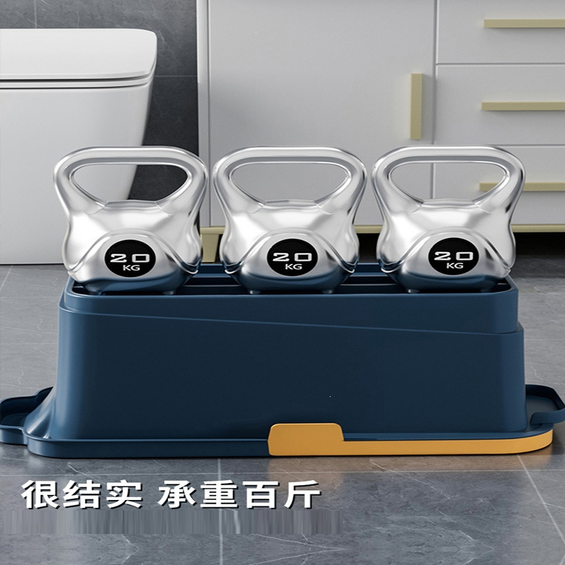 法耐(FANAI)洗拖把桶长方形可折叠平板拖布桶单桶拖地水桶塑料方桶家用墩布桶_大号蓝带滑轮地板清洁液清香型