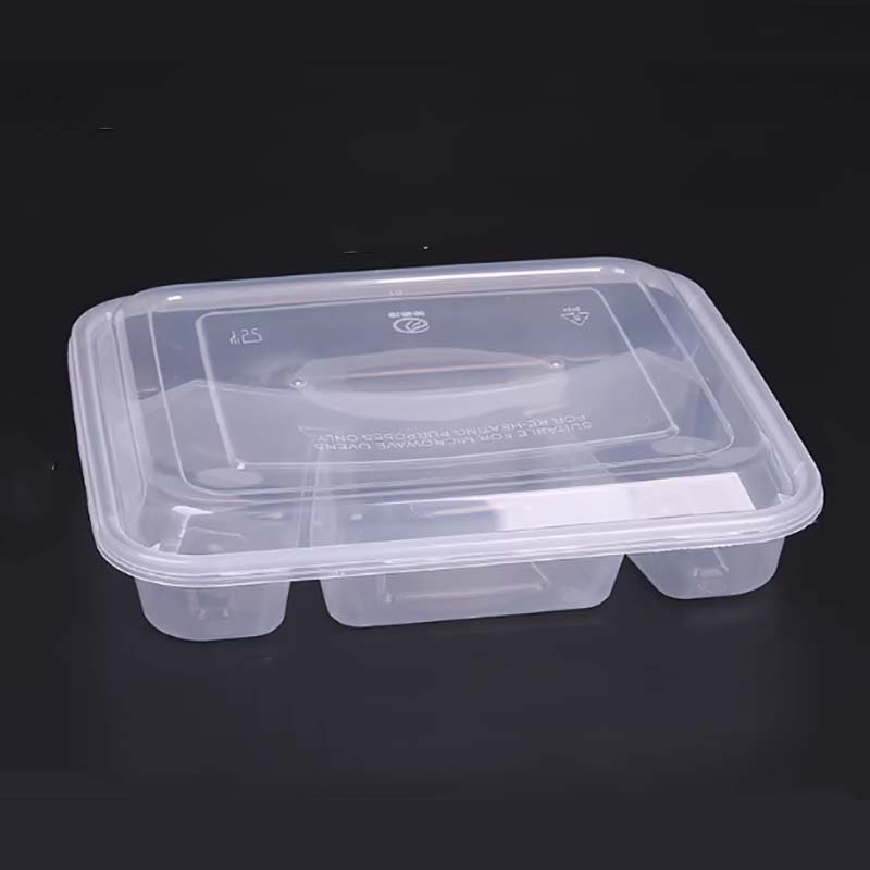 特绿洁一次性四格餐盒TK-4G 1000ml (150套/箱)高清大图