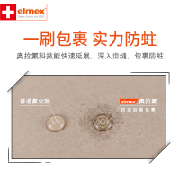 elmex 艾美适欧洲进口含氟儿童牙膏6-12岁少儿防蛀换牙期牙膏59g