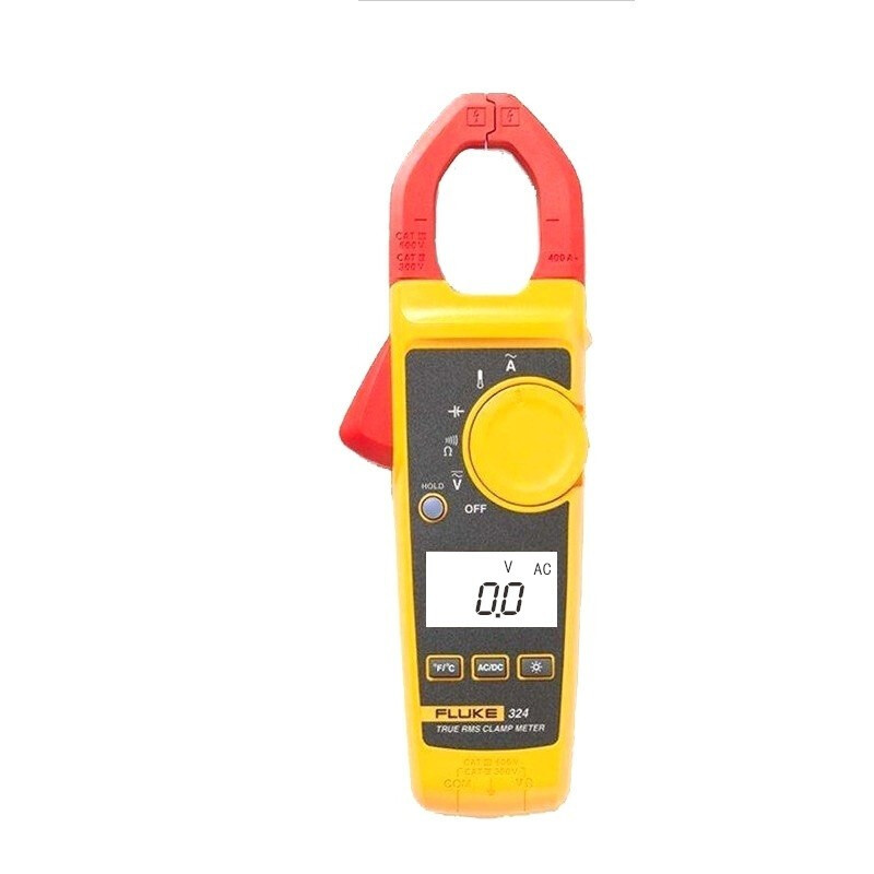 福禄克 FLUKE-324/CN真有效值钳型表交流交直流400A 数字可测温电流表一部