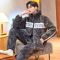 款号GG000#[三层加绒加厚保暖] 3XL[185高/180-220斤] 夹棉睡衣男冬季珊瑚绒加厚加绒三层夹棉冬天男士
