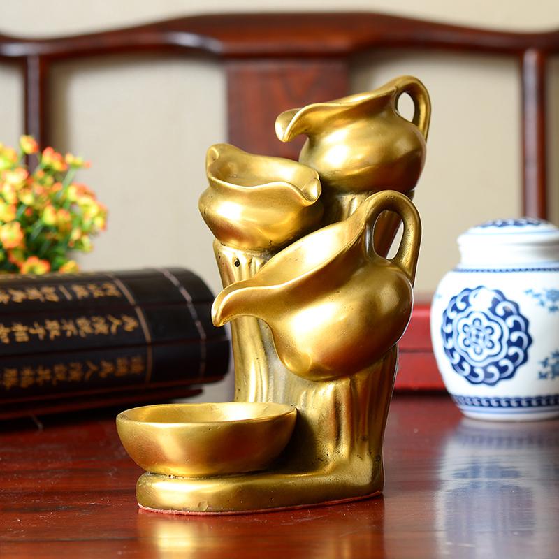 家柏饰(CORATED)流香炉倒流香家用净化空气 到流香炉茶道观赏创意摆件高清大图