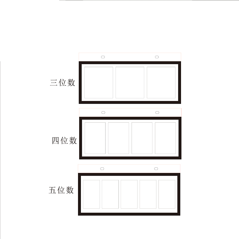 锐腾达 圆柱型号码牌(含支架) 圆柱上用(包括角钢、抱箍、紧固配件)套高清大图