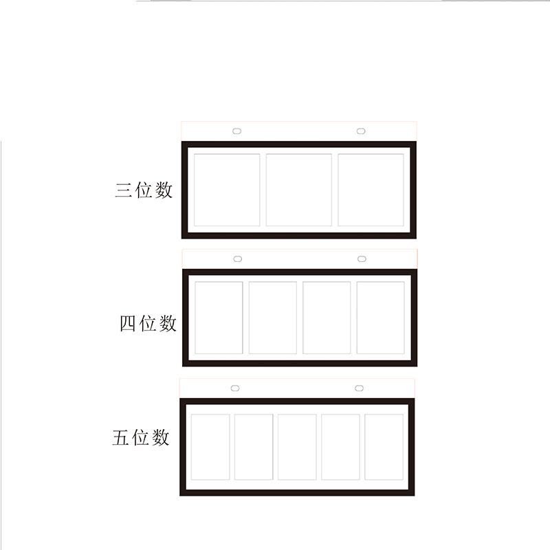 锐腾达 圆柱型号码牌(含支架) 圆柱上用(包括角钢、抱箍、紧固配件)套图片