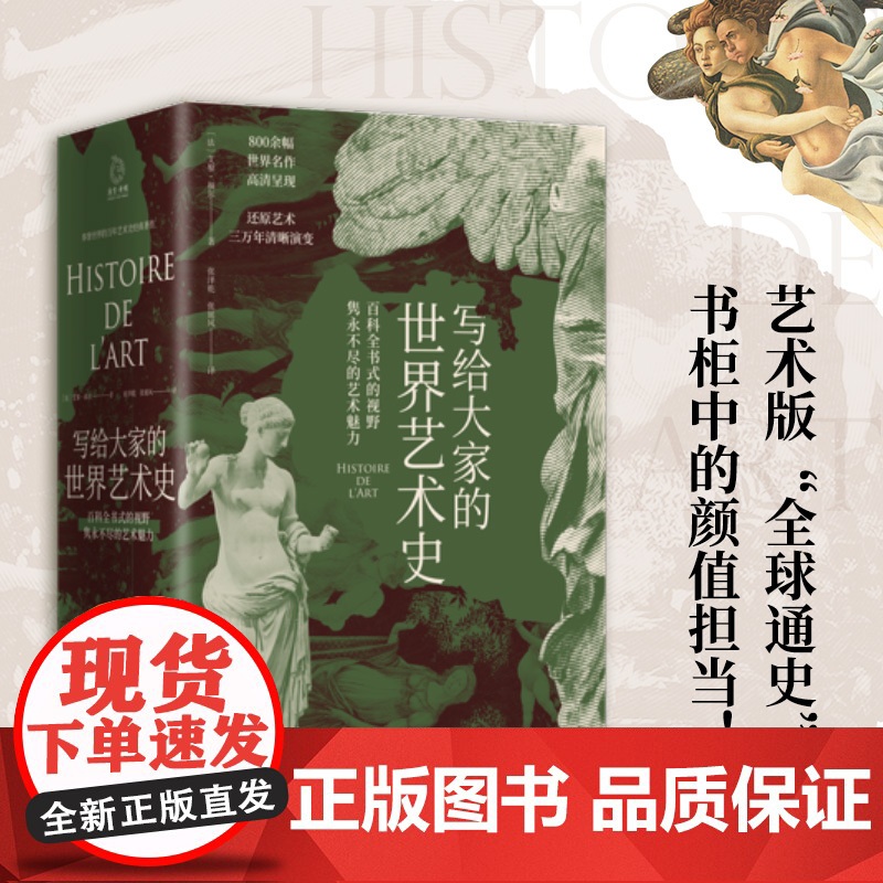 [央视网]写给大家的世界艺术史 法艾黎 福尔 艺术版通史 现代艺术入门艺术史 外国艺术史书籍社科历 岳麓书社 TJ高清大图