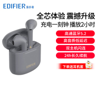 EDIFIER/漫步者(EDIFIER) LolliPods Plus 灰色款 真无线蓝牙耳机(赠太空鸭耳机套)