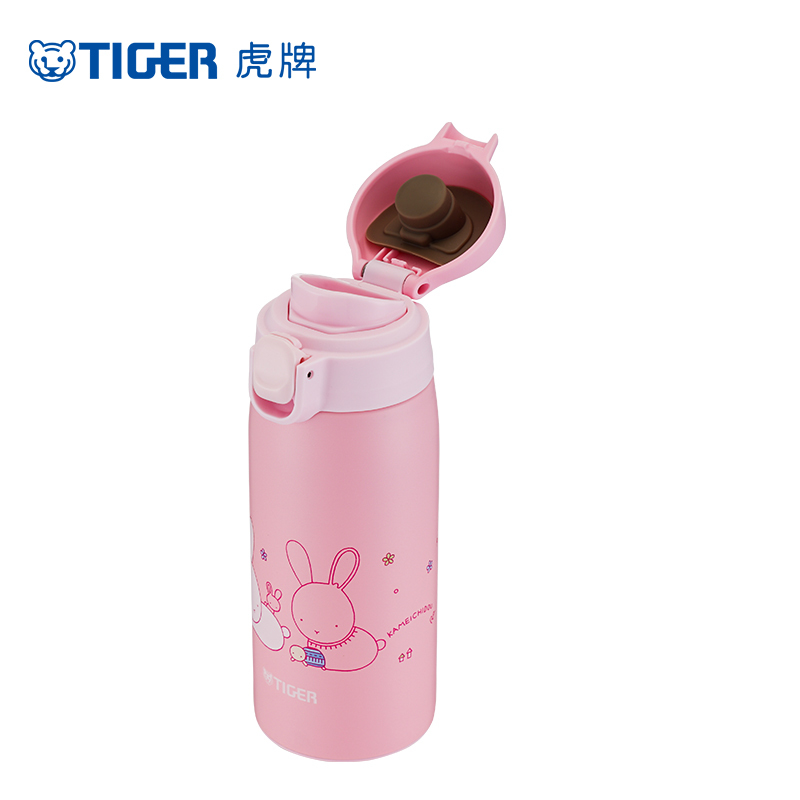 虎牌(tiger)不锈钢真空保温杯 便携 一键开启弹盖杯男女生杯子保温水杯MCT-A035