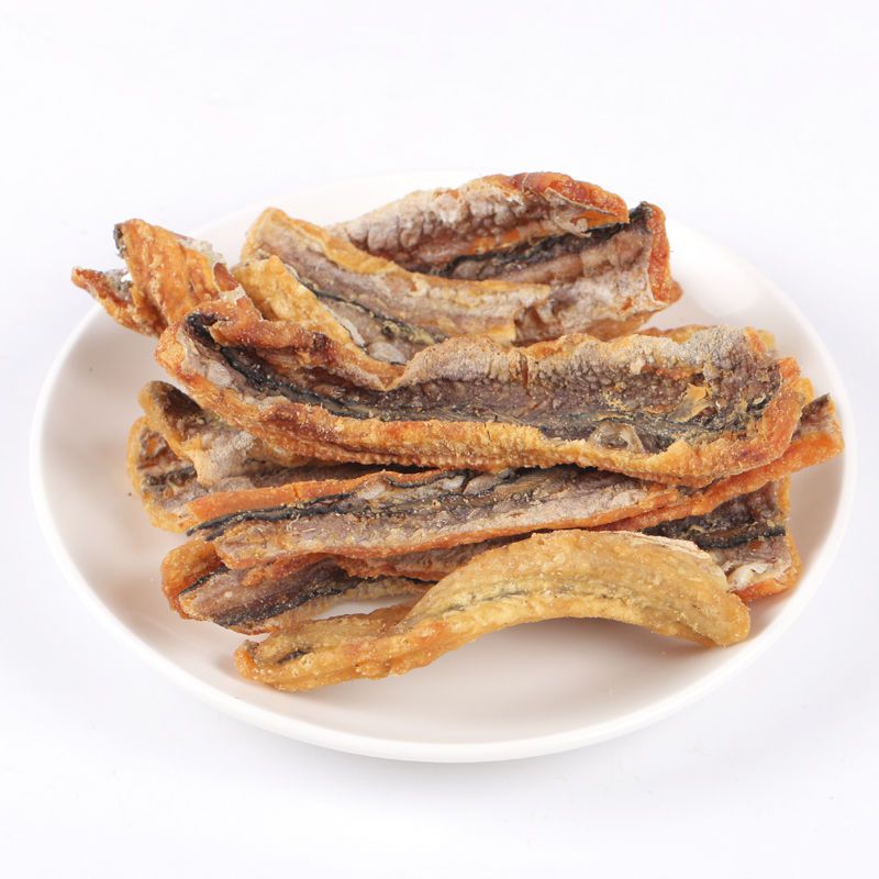 现烤鳗鱼干鳗鱼片 好吃不长胖发胖健康零食即食海鲜 原味500g