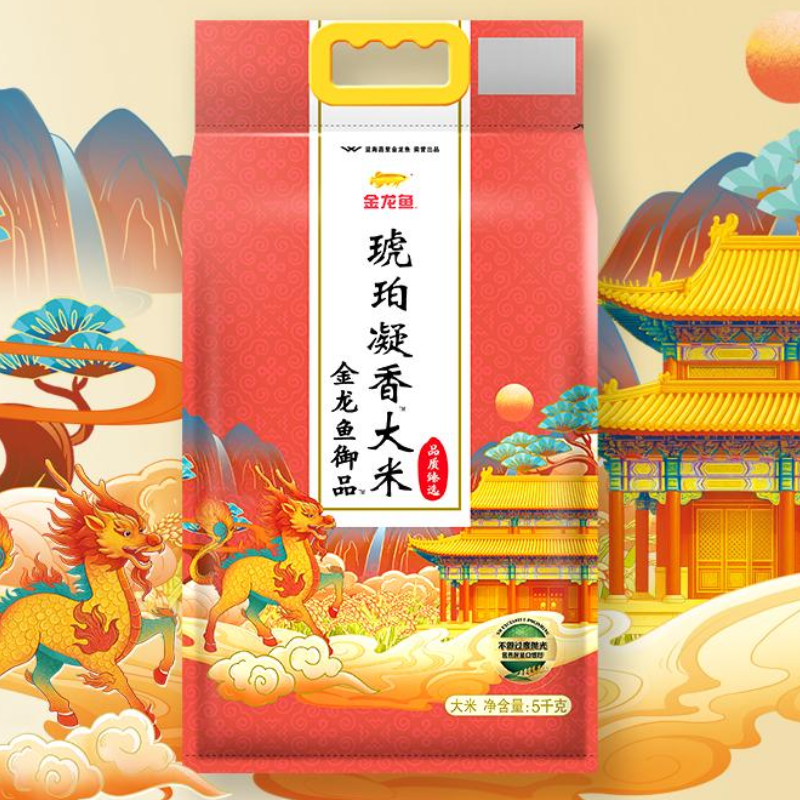 金龙鱼御品琥珀凝香大米5kg袋装高清大图