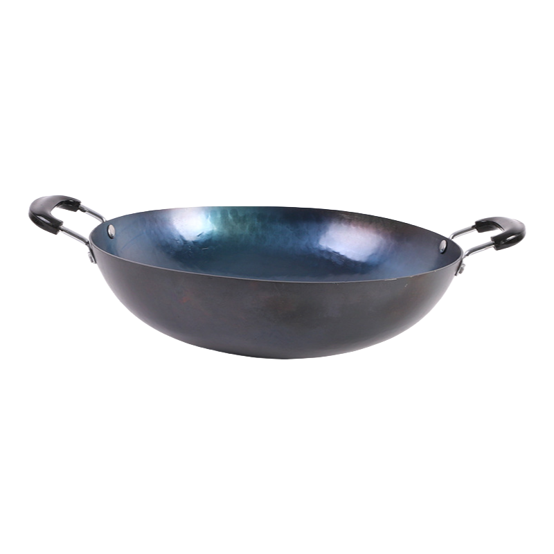 酷美智悦 无涂层双耳章丘铁锅36cm KM-JZ215 个高清大图