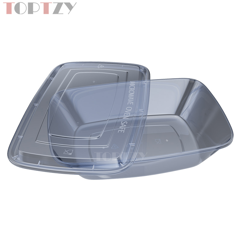 toptzy TZ5071813 一次性餐盒方形外卖打包盒 50个高清大图