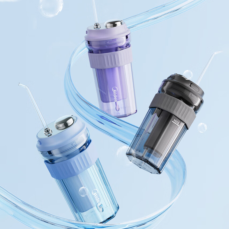 美的冲牙器口腔牙齿牙套清洁牙线便携冲牙器CL2(颜色随机)高清大图