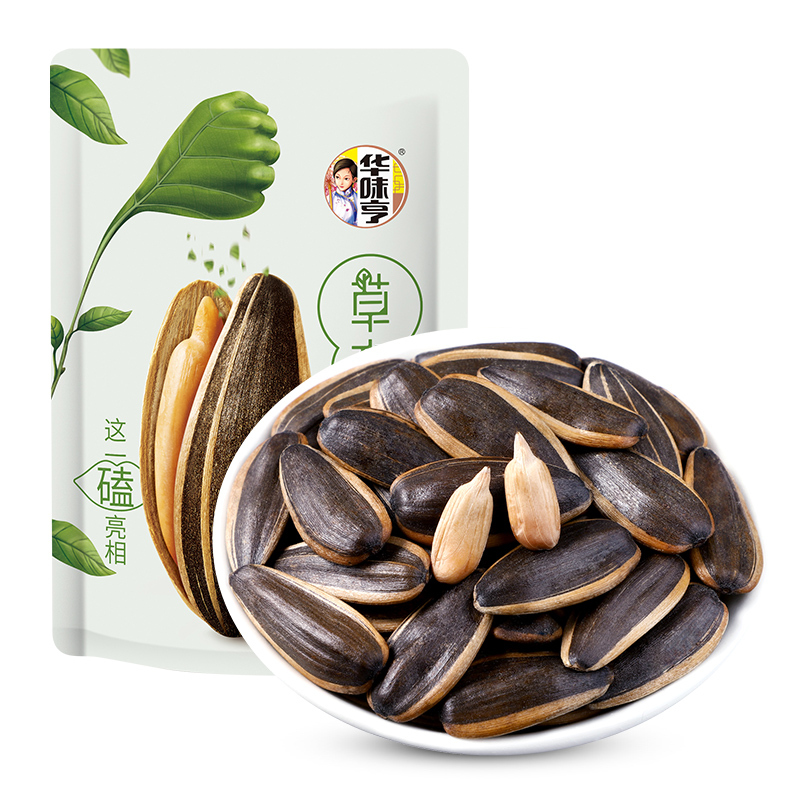华味亨草本味瓜子500g坚果炒货批发焦糖味瓜子散装新货葵籽