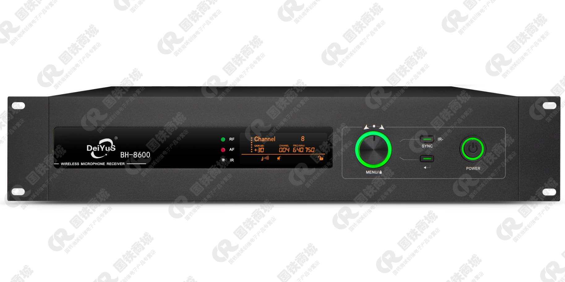 DeiYuS/无线话筒麦克风会议一拖八真分集手持(一台主机8个手持)/BH-8600/套高清大图