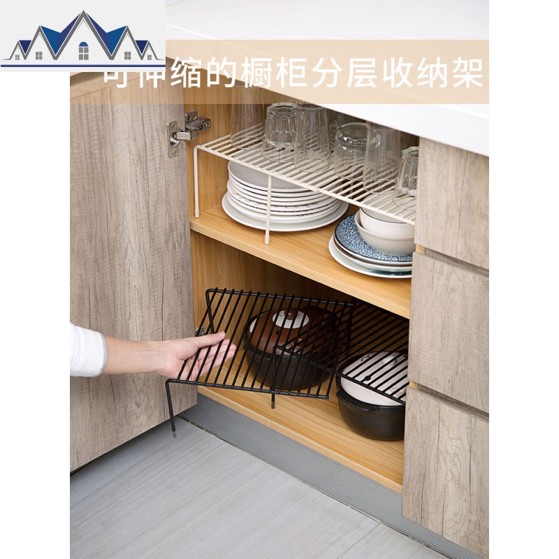 伸缩调味品置物架水收纳架厨房收纳落地调料架沥水架 三维工匠高清大图