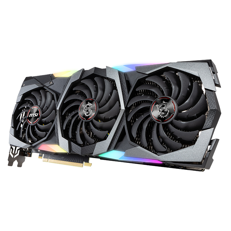 MSI微星 魔龙 GeForce RTX 2070 SUPER GAMING X TRIO 8GD6 2070S旗舰款 OC版电竞游戏台式机电脑寂冷显卡