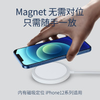 ZNNCO苹果无线充电器适用MagSafe磁吸15W+PD20W充电器套装适用苹果iPhone13/pro/12mini
