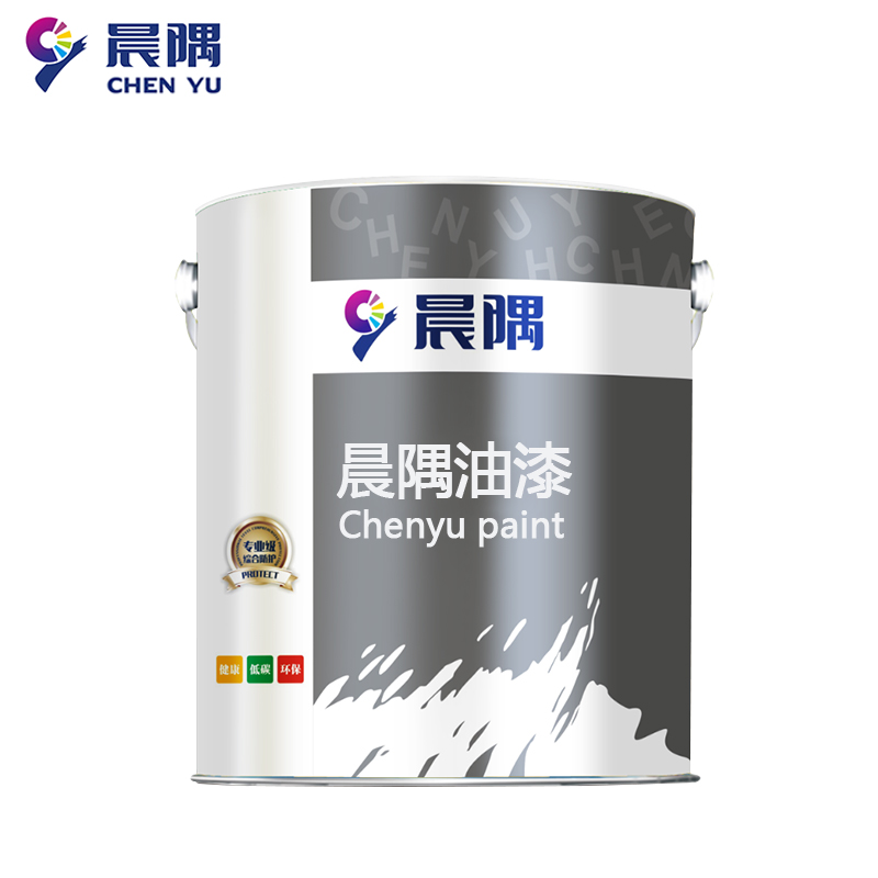 晨隅油漆醇酸漆红4kg/桶高清大图