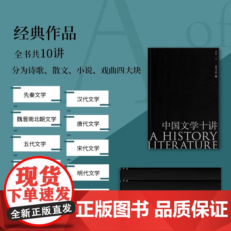 中国文学十讲 胡云翼 著 文学研究高清大图