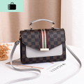 春夏上新小包包2020新款潮韩版女包女士手提包时尚百搭单肩斜挎包NEWLAKE 灰色-方块款