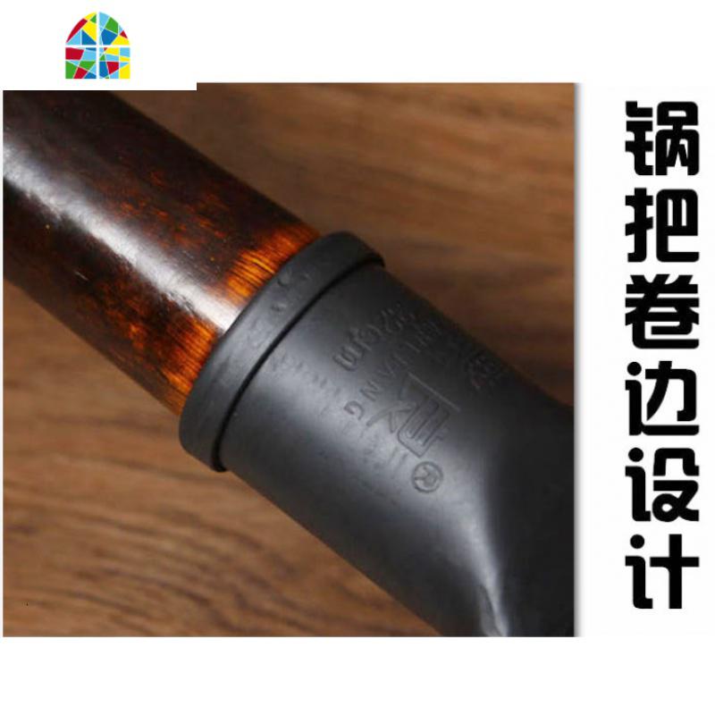 新款家用传统手工精铁锅同款家用老式炒菜锅无涂层锅燃气灶适用 FENGHOU 26cm无耳(免开锅)-单锅炒锅高清大图