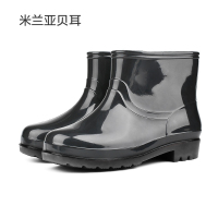 米兰亚贝耳 YM-031 短筒雨鞋 性别：通用 号码：均码（计价单位：双）颜色： 黑色