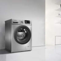 美的（Midea）MG90-1431DS 全自动9公斤KG 变频家用滚筒洗衣机 智能洗 桶自洁 婴儿服羊毛洗认证 银色