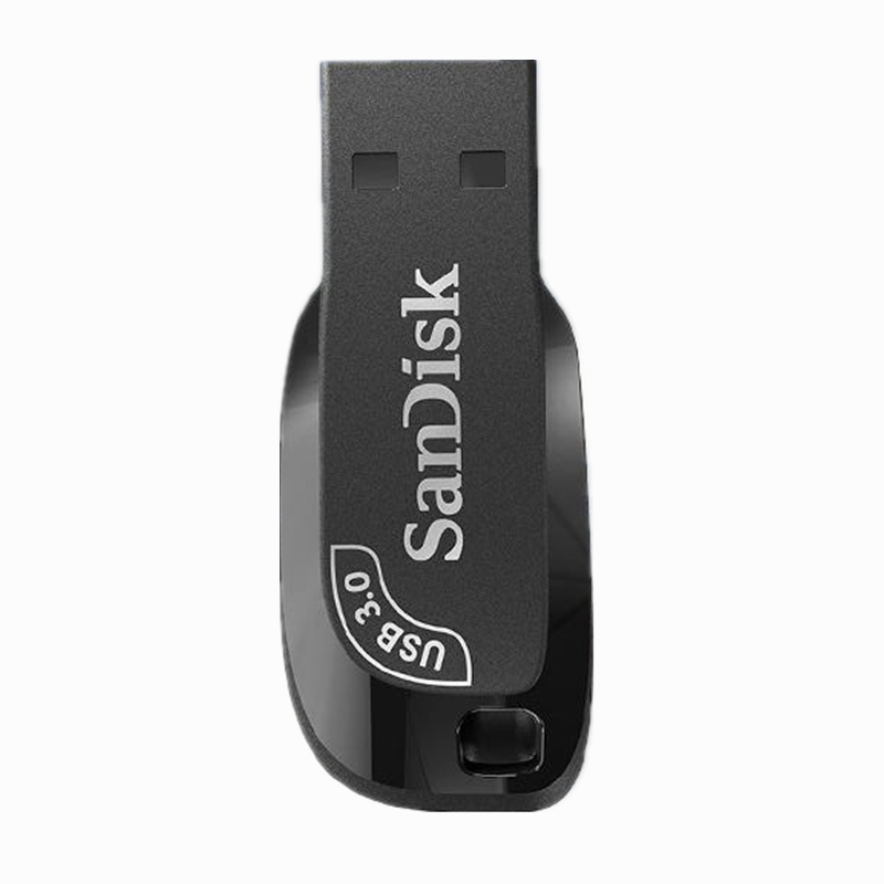 闪迪(SanDisk) CZ410酷邃优盘 USB3.0 高速存储U盘 车载迷你耐用u盘 128GB 黑色