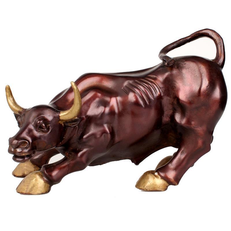 生肖牛家居装饰品黄铜牛摆件铜牛工艺品开业礼品家居摆设