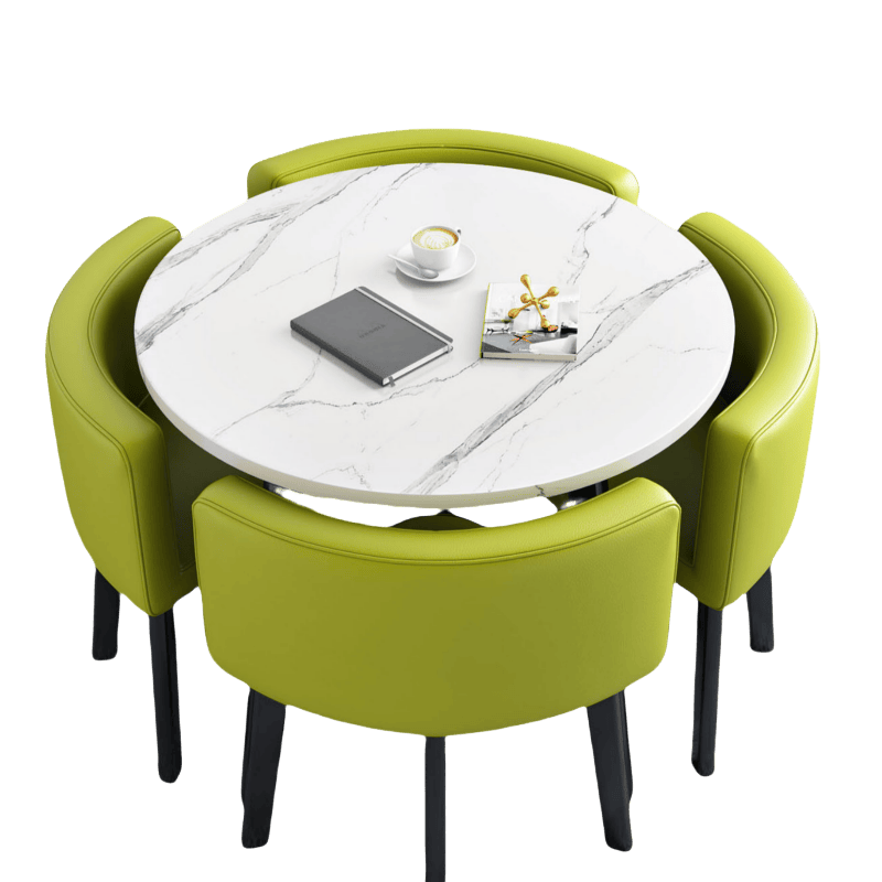 鑫木樽休闲桌椅一桌四椅套高清大图