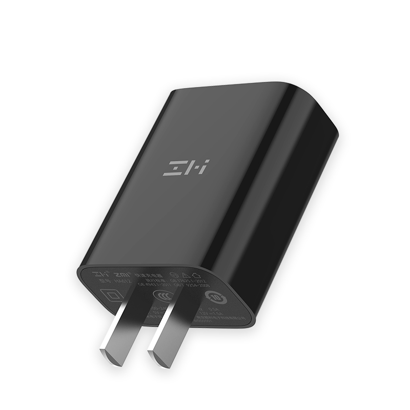 ZMI(紫米)18W 支持QC 3.0 设备充电 /充电头/适配器 /充电器适用于苹果安卓手机平板 HA612充电套装黑